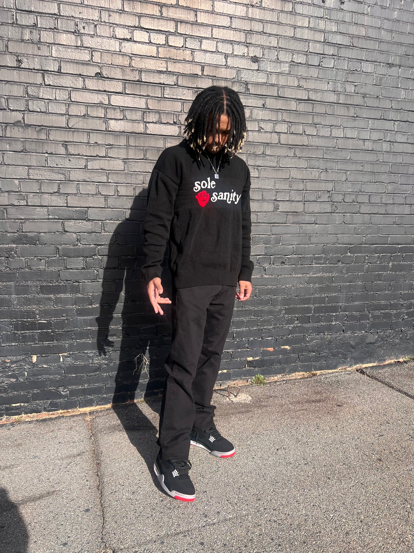 Reimagined Bred 4 Knitted Wool Sweater