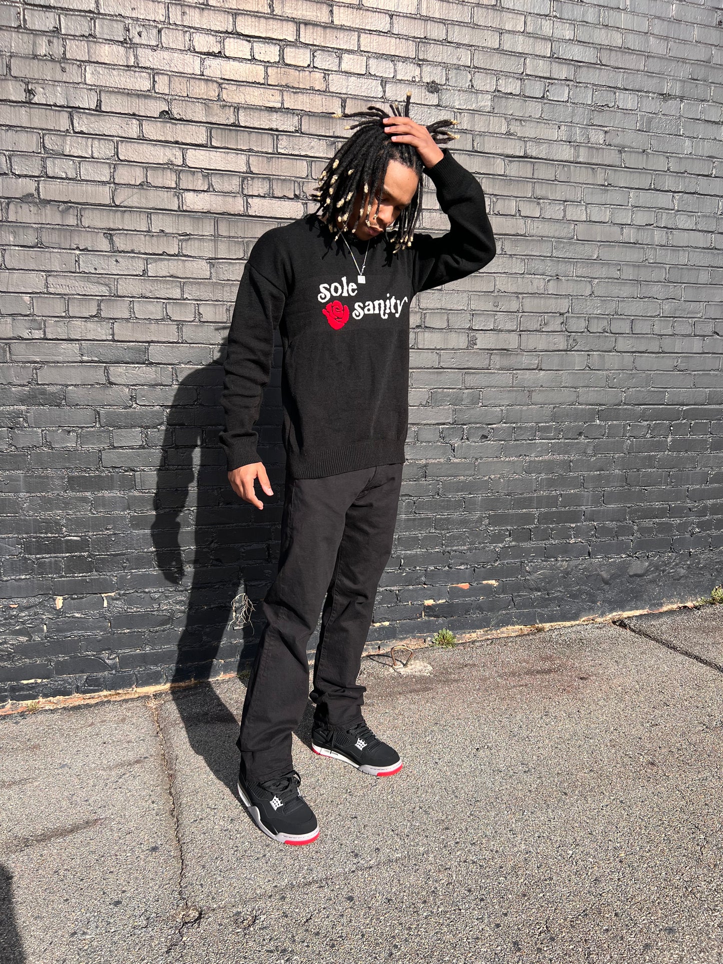 Reimagined Bred 4 Knitted Wool Sweater