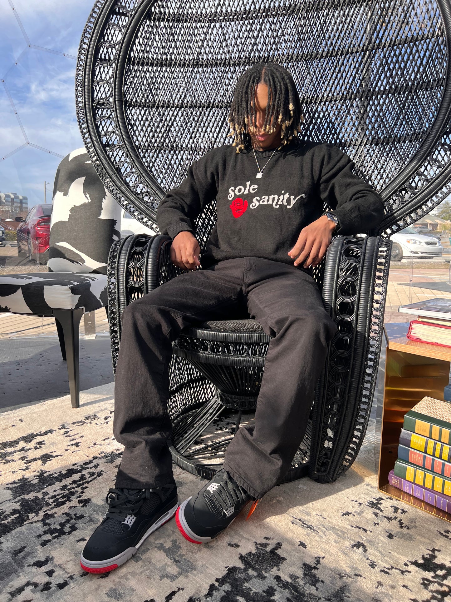 Reimagined Bred 4 Knitted Wool Sweater