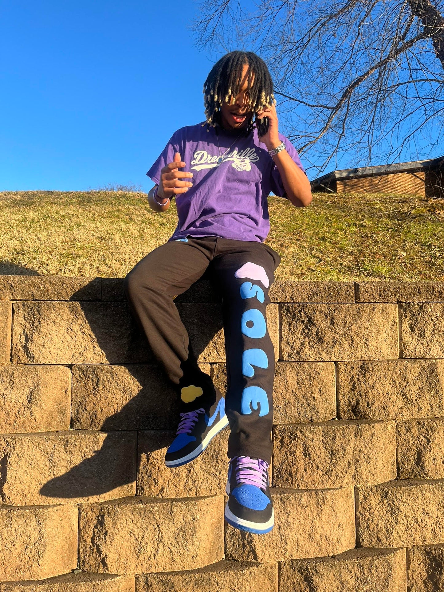Sole Sanity Puff Print Sweatpants